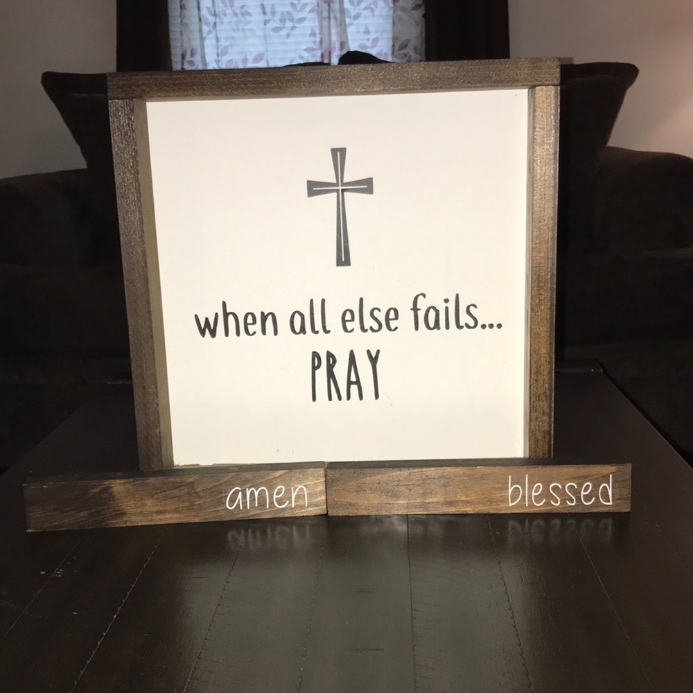Hand made signs